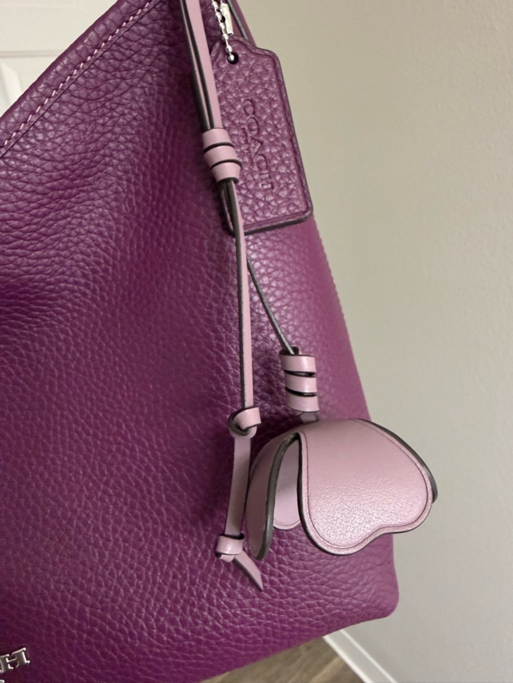 Coach Laurel Shoulder Bag with Flower Charm - Picture 3 of 6